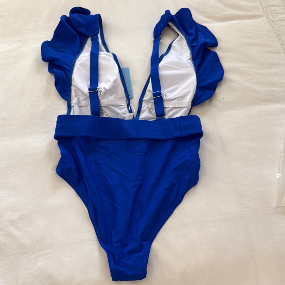 Sexy Royal blue swimsuit - Picture 2 of 3